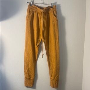 Free People Movement Size Medium Mustard Jogger Pants